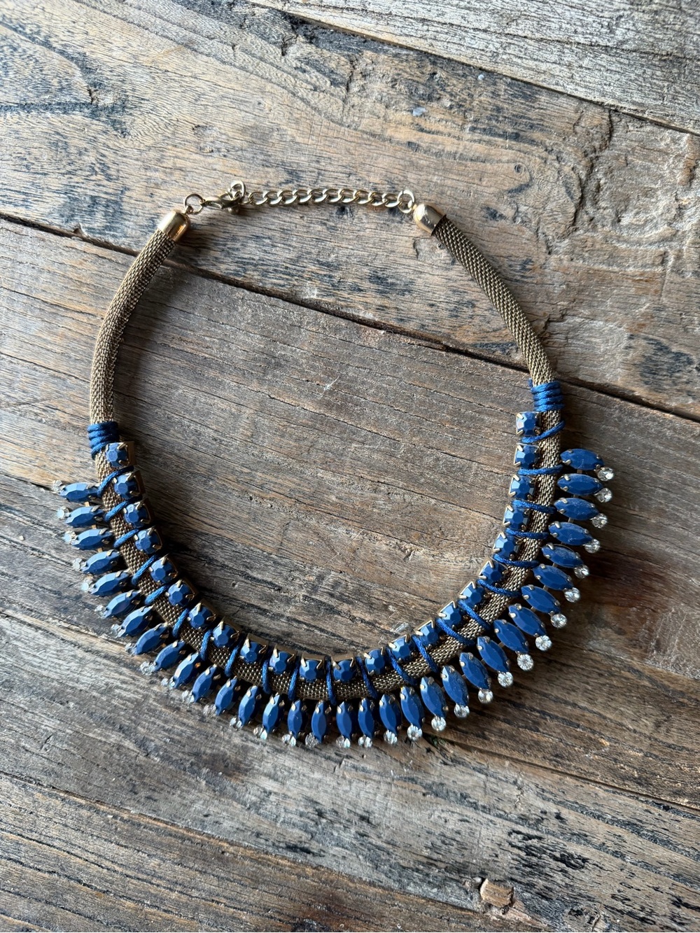 Blue Statement Necklace